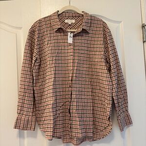 Banana Republic Factory Large Classic Flannel Shirt